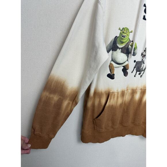 Shrek Dreamworks Men's 'That'll Do Donkey' Hoodie Beige Size L (42-44) - Picture 7 of 13